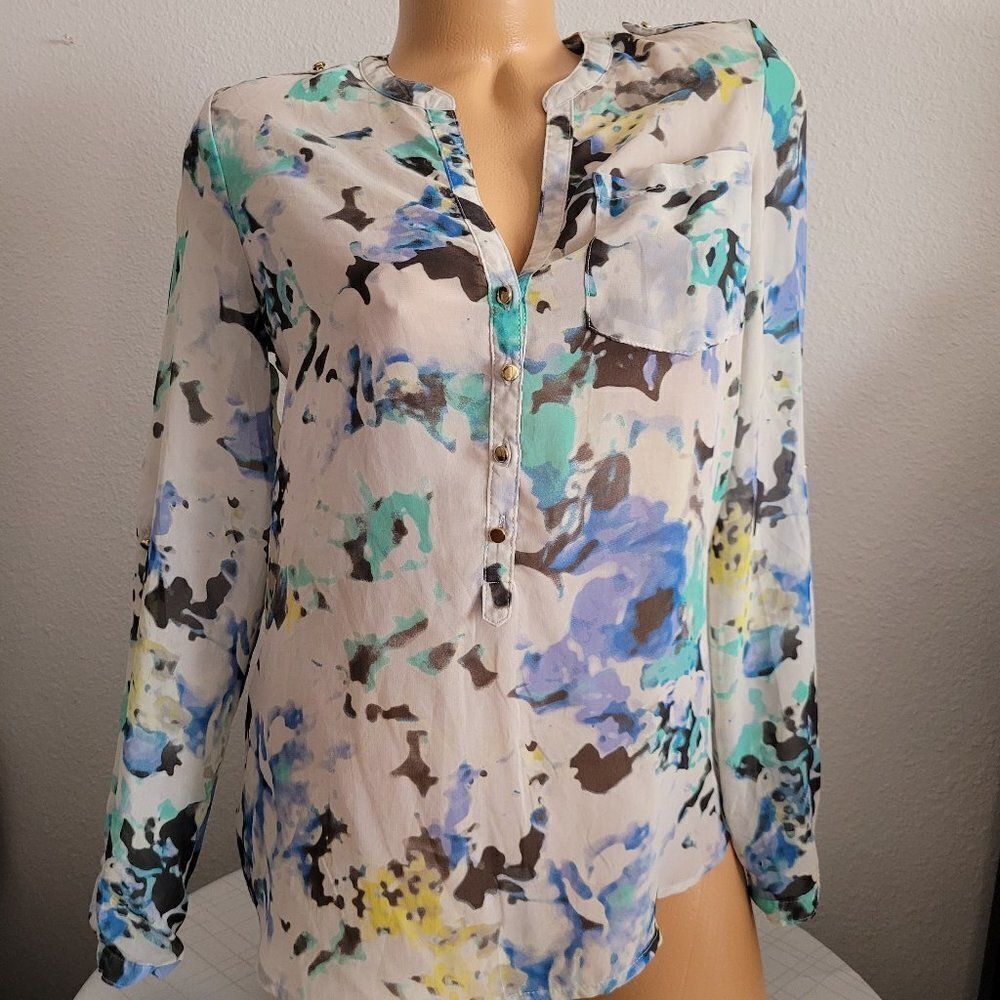 1004  X SMALL  APT 9  Tunic  long sleeve NWT